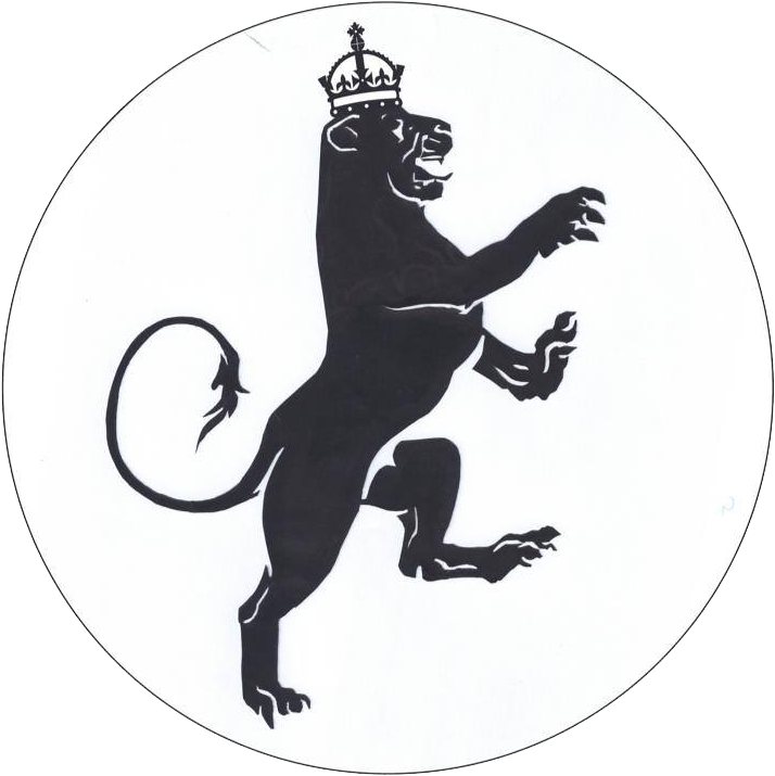 Regal Lion Silhouette PNG image