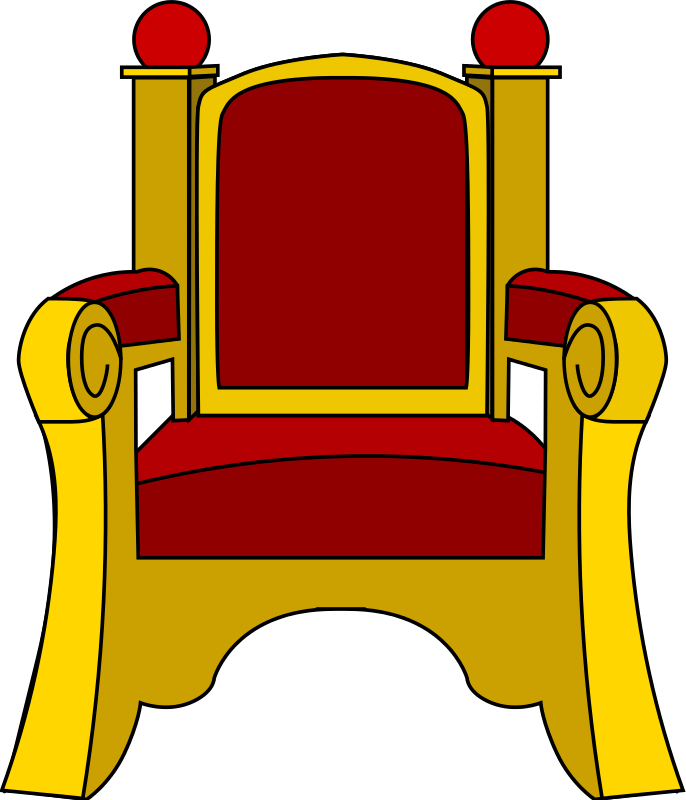 Regal Throne Illustration PNG image