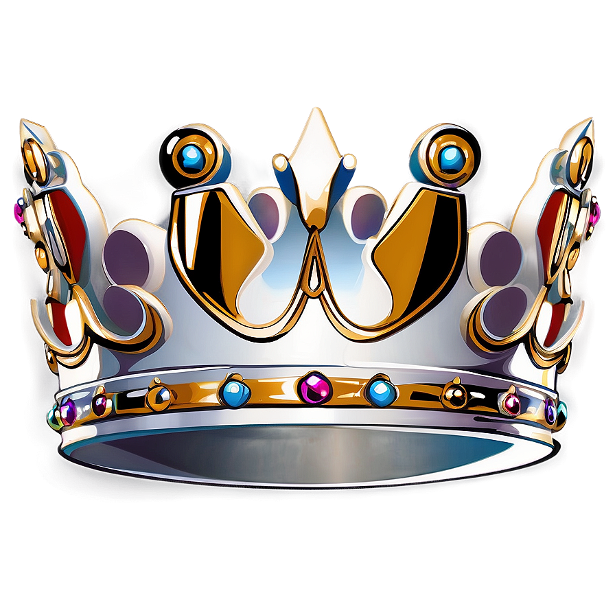 Regal White Crown Clipart Png Gxe PNG image