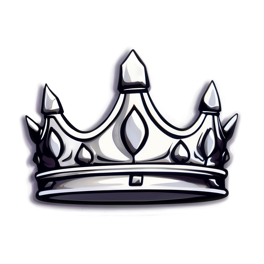 Regal White Crown Clipart Png Hfw PNG image