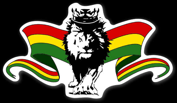 Reggae Lion Graphic PNG image
