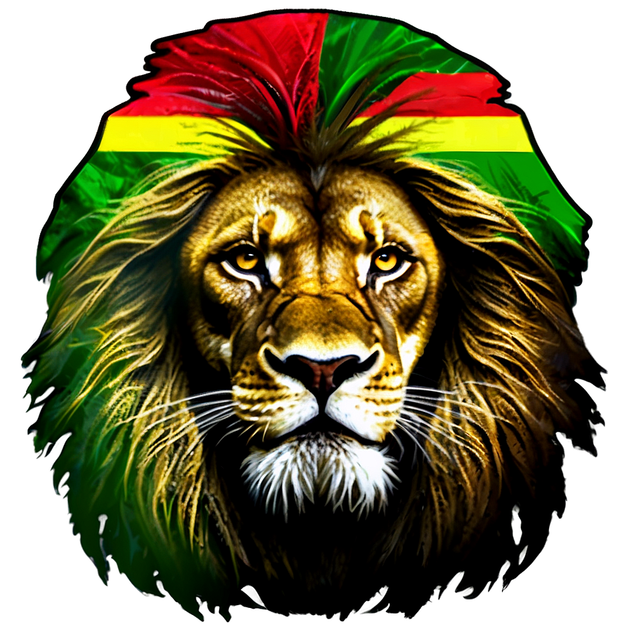 Reggae Rasta Lion Png Egk PNG image