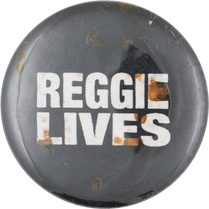 Reggie Lives Music Pin PNG image