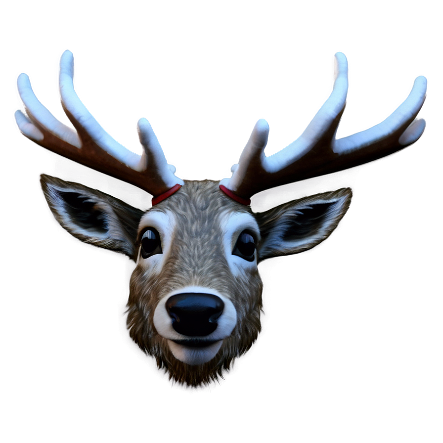 Reindeer Face For Kids Png 06282024 PNG image