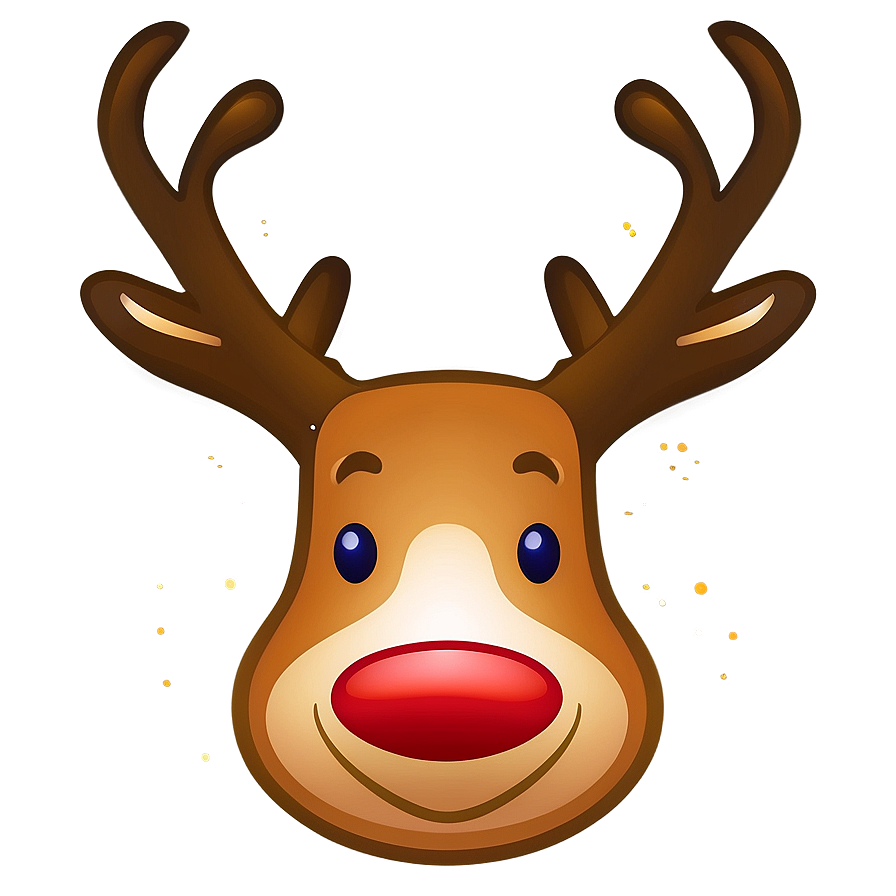 Reindeer Face Icon Png 06282024 PNG image