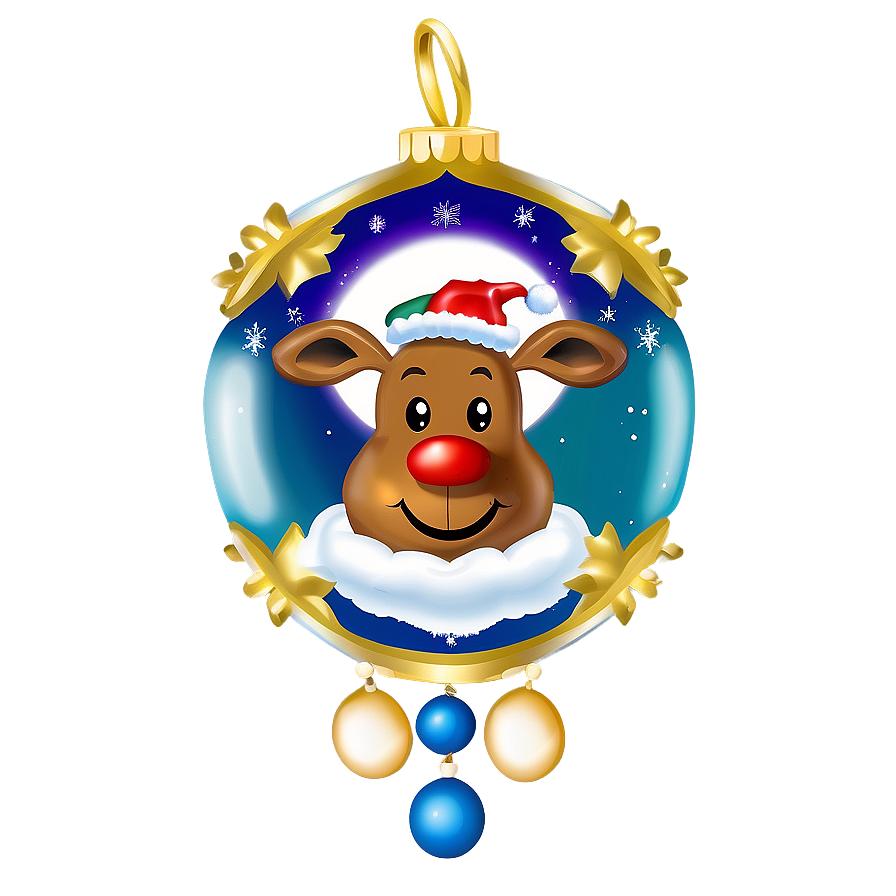 Reindeer Ornaments Png Quf52 PNG image