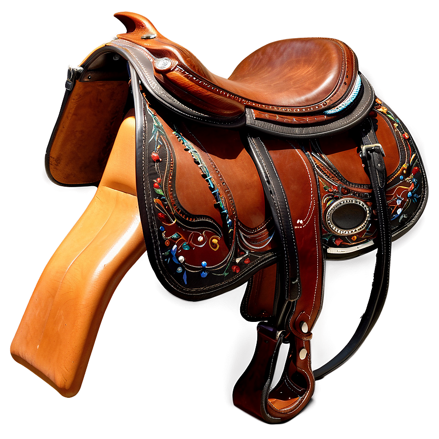 Reining Saddle Png 06292024 PNG image