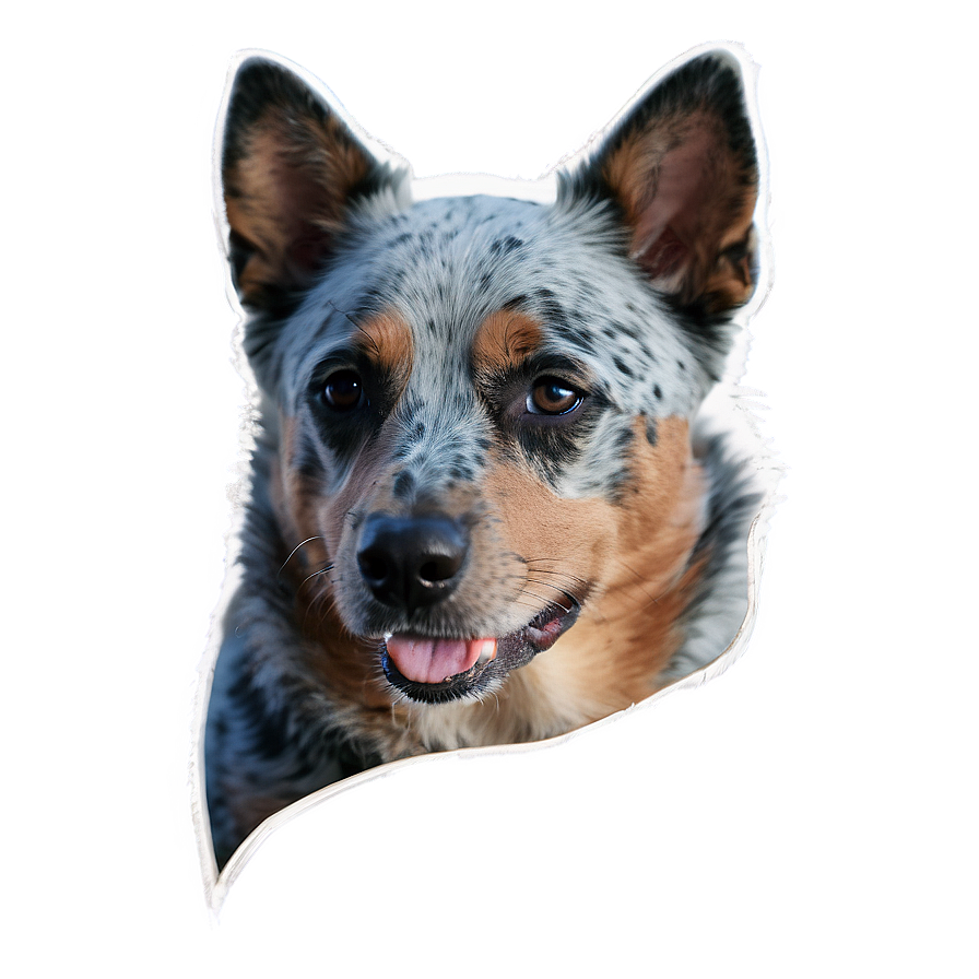 Relaxed Blue Heeler Png Gws PNG image