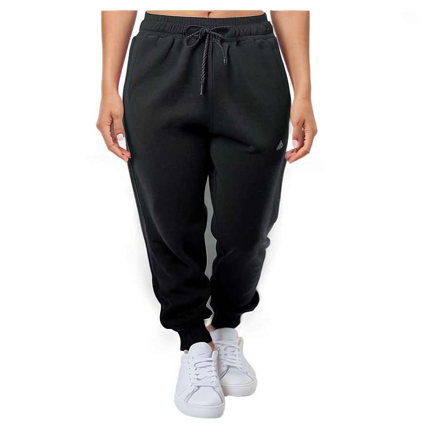 Relaxed Fit Black Sweatpants Png 70 PNG image