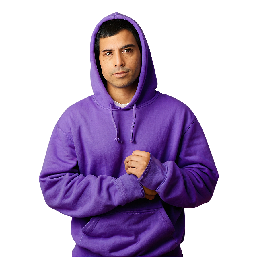 Relaxing Purple Hoodie Template Png 06292024 PNG image