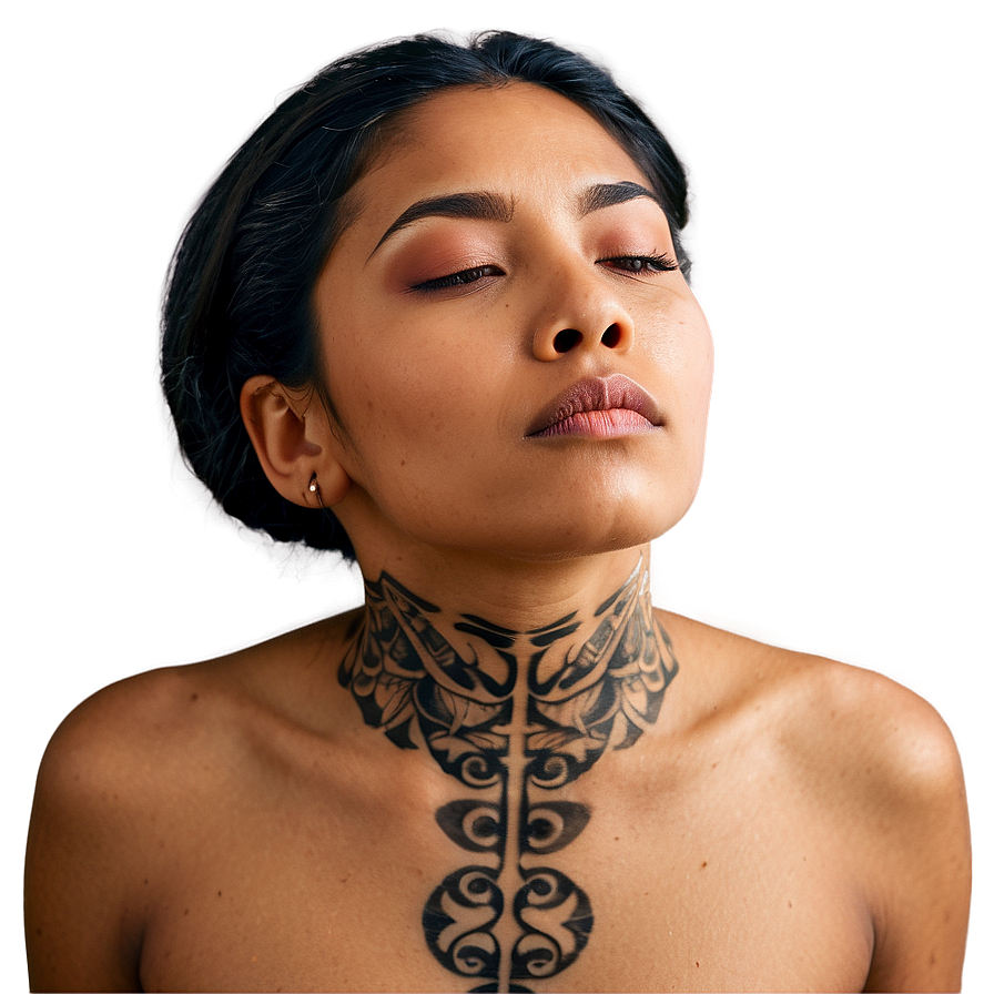 Religious Neck Tattoo Perspectives Png 06122024 PNG image