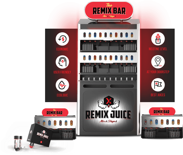 Remix Juice Vaping Products Promotion PNG image