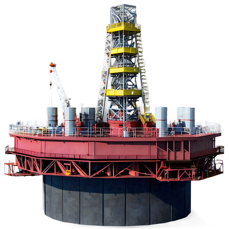 Remote Oil Extraction Platform Png 06122024 PNG image