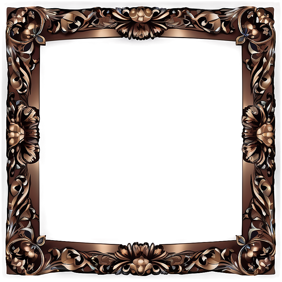 Renaissance Ornate Frame Png 10 PNG image