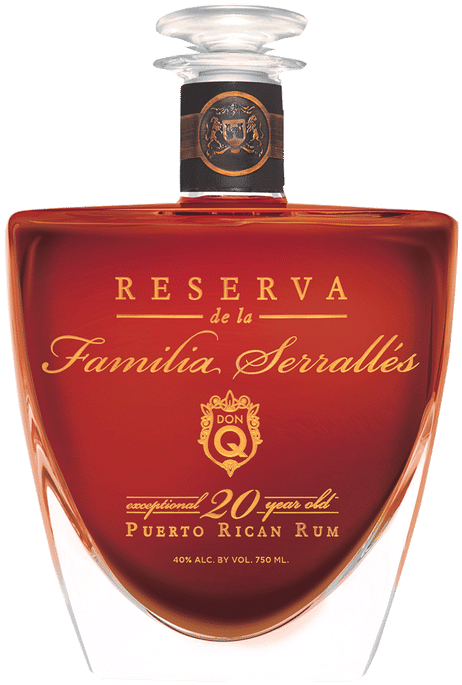 Reserva Familia Serralles Rum Bottle PNG image