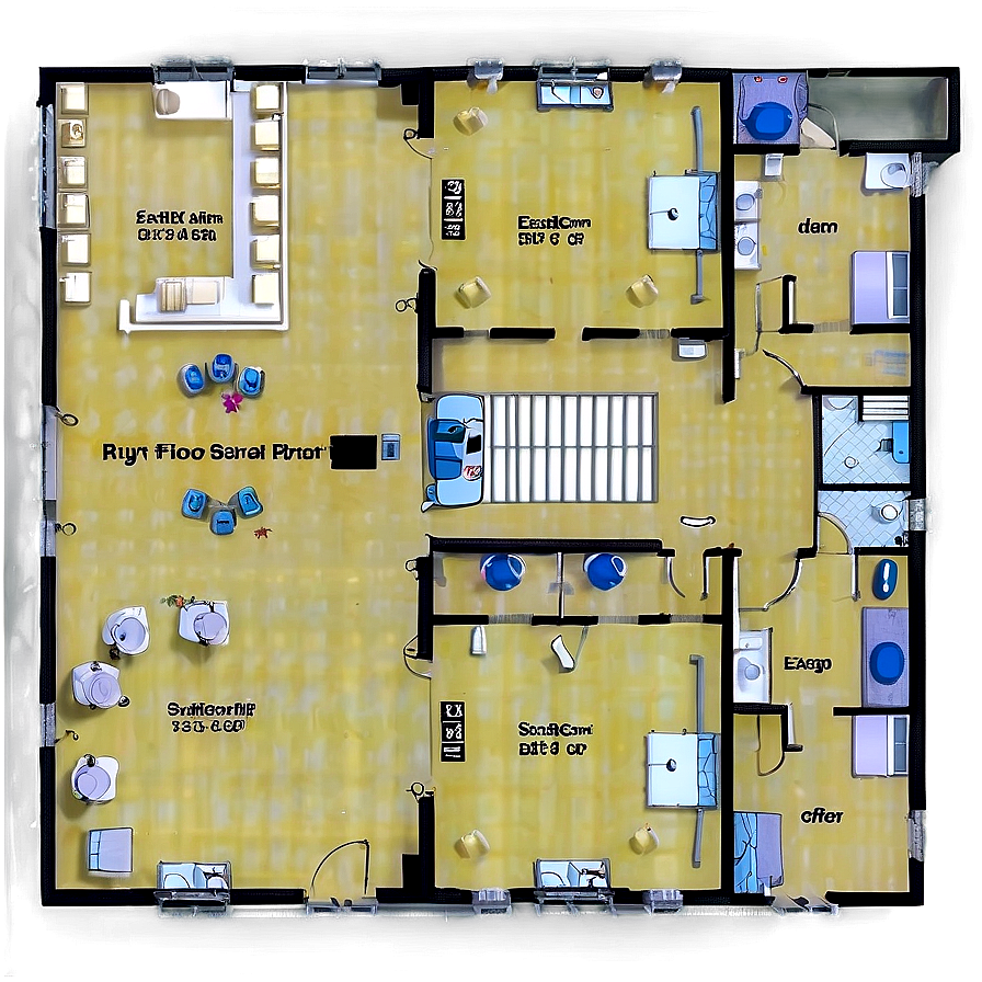 Residential Floor Plan Png 06262024 PNG image