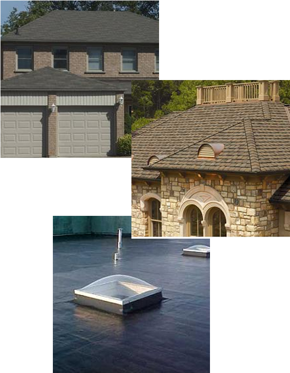 Residential Roofing Styles PNG image