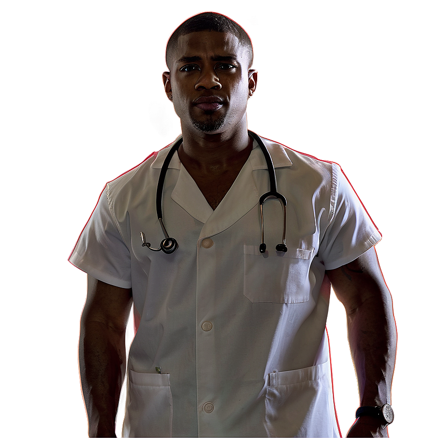 Resilient Male Nurse Png 06292024 PNG image