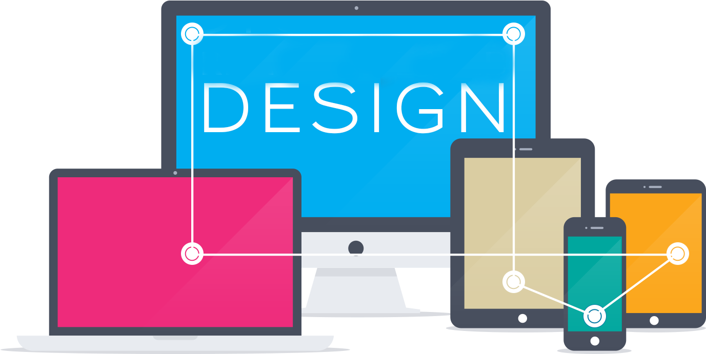 Responsive Web Design Concept PNG image