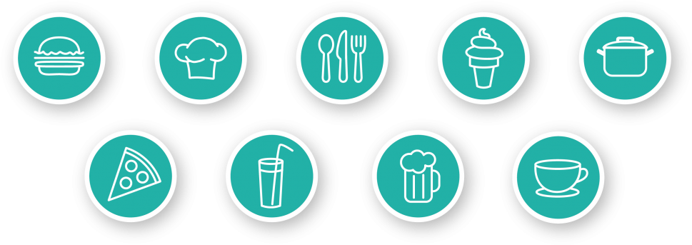 Restaurant Icons Set_ Vector PNG image