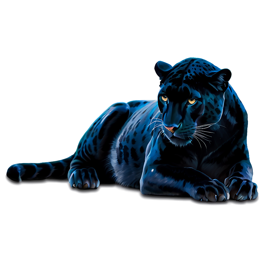 Resting Panther Png Iib18 PNG image