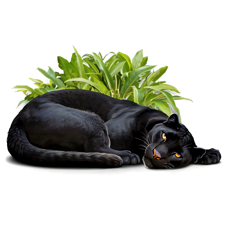 Resting Panther Png Urr PNG image