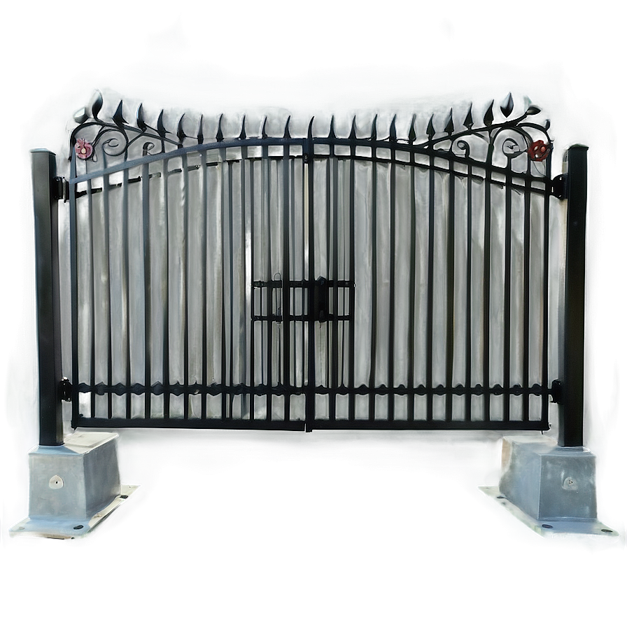Retractable Driveway Gate Png 05242024 PNG image