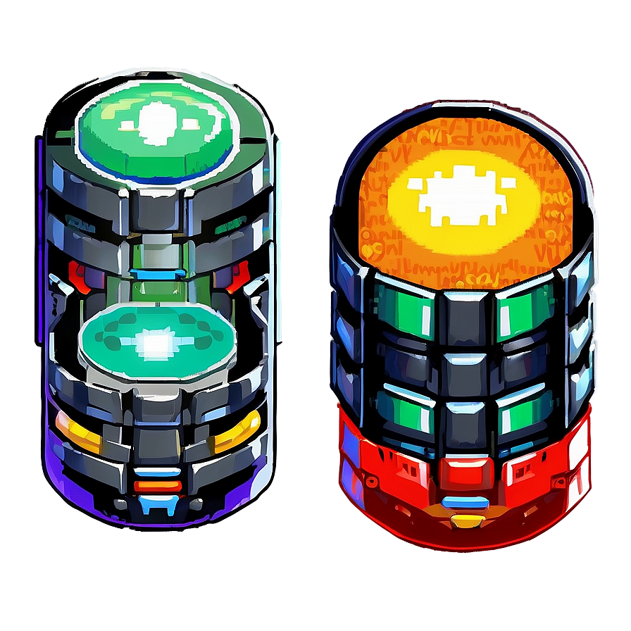 Retro 16 Bit Power-ups Png Mfn PNG image