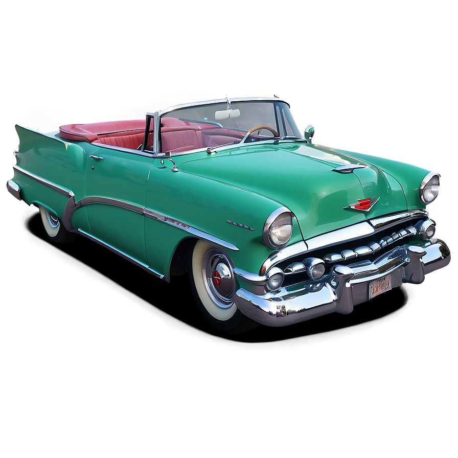 Retro 1950s Convertible Cars Png 68 PNG image