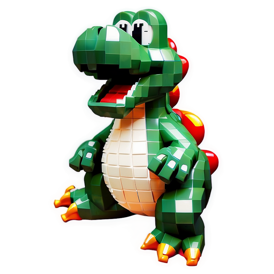 Retro 8-bit Yoshi Png Ctk99 PNG image