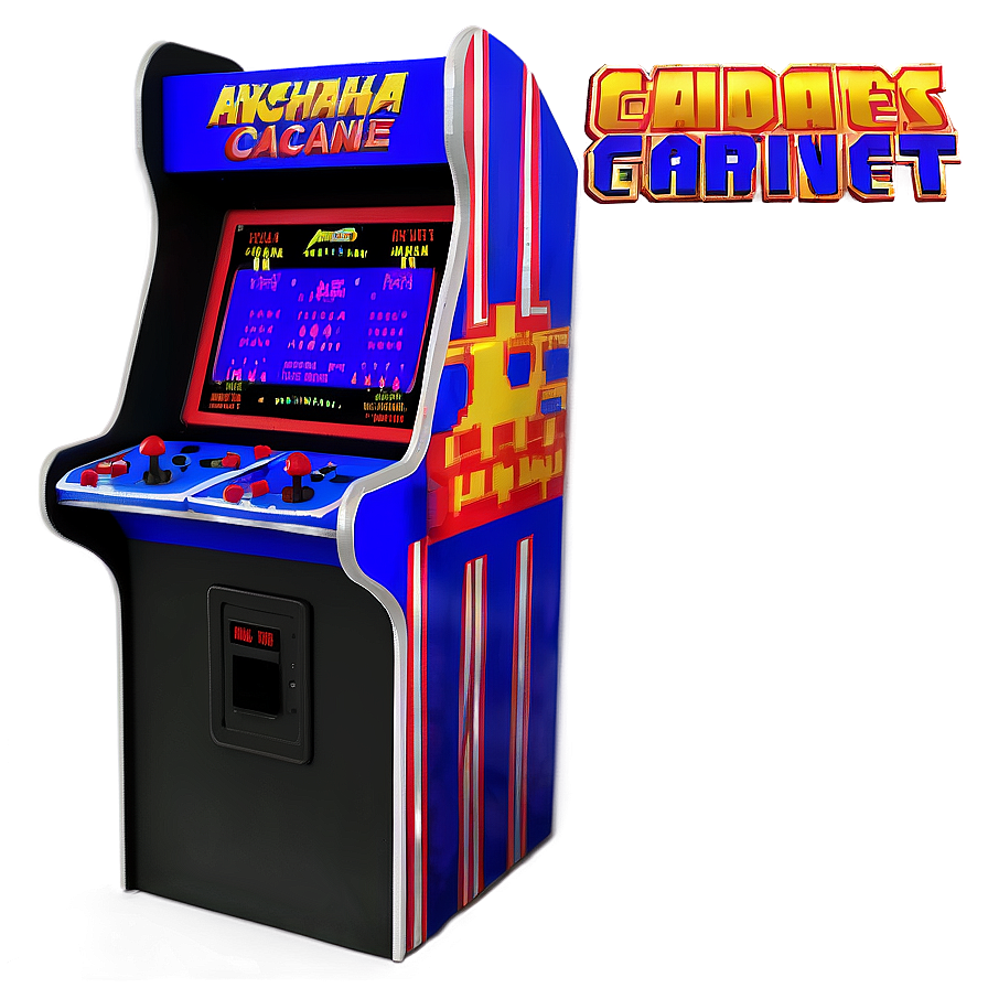 Retro Arcade Cabinet Png Gxh11 PNG image