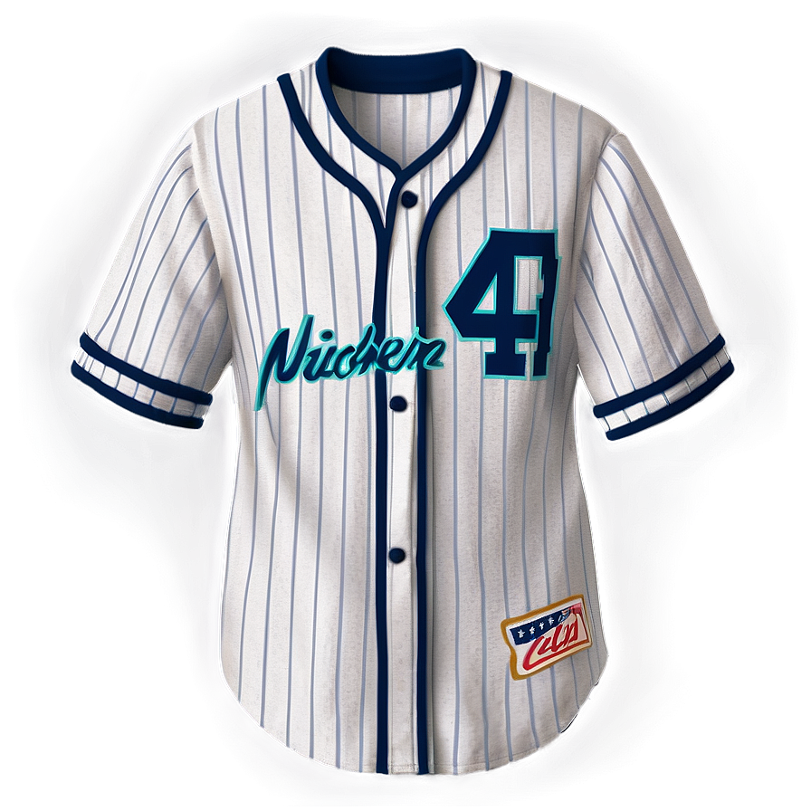 Retro Baseball Jersey Png 06282024 PNG image