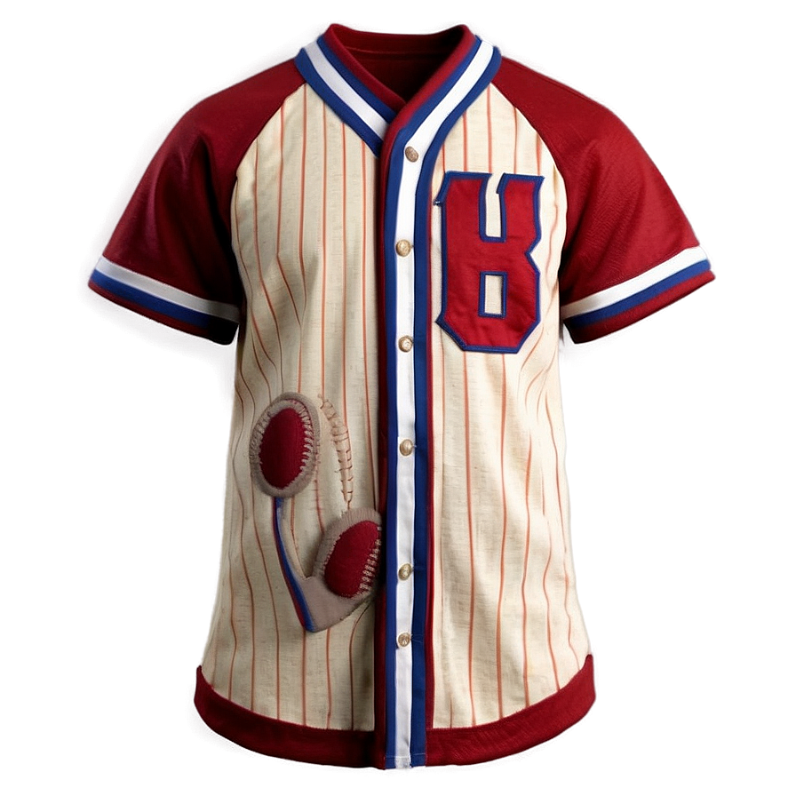 Retro Baseball Jersey Png Yvl PNG image