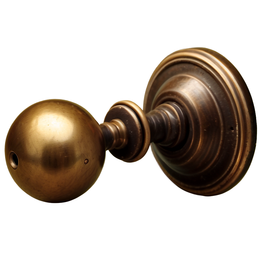 Retro Bronze Doorknob Png 19 PNG image