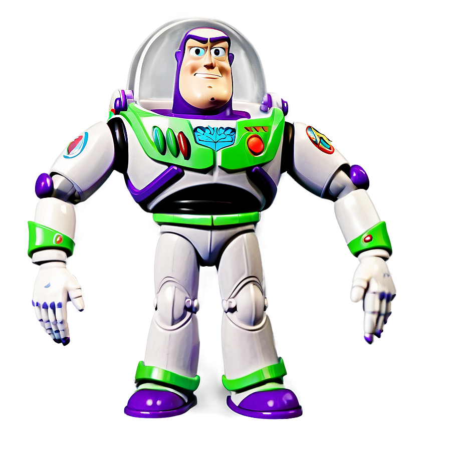 Retro Buzz Lightyear Toy Png 24 PNG image