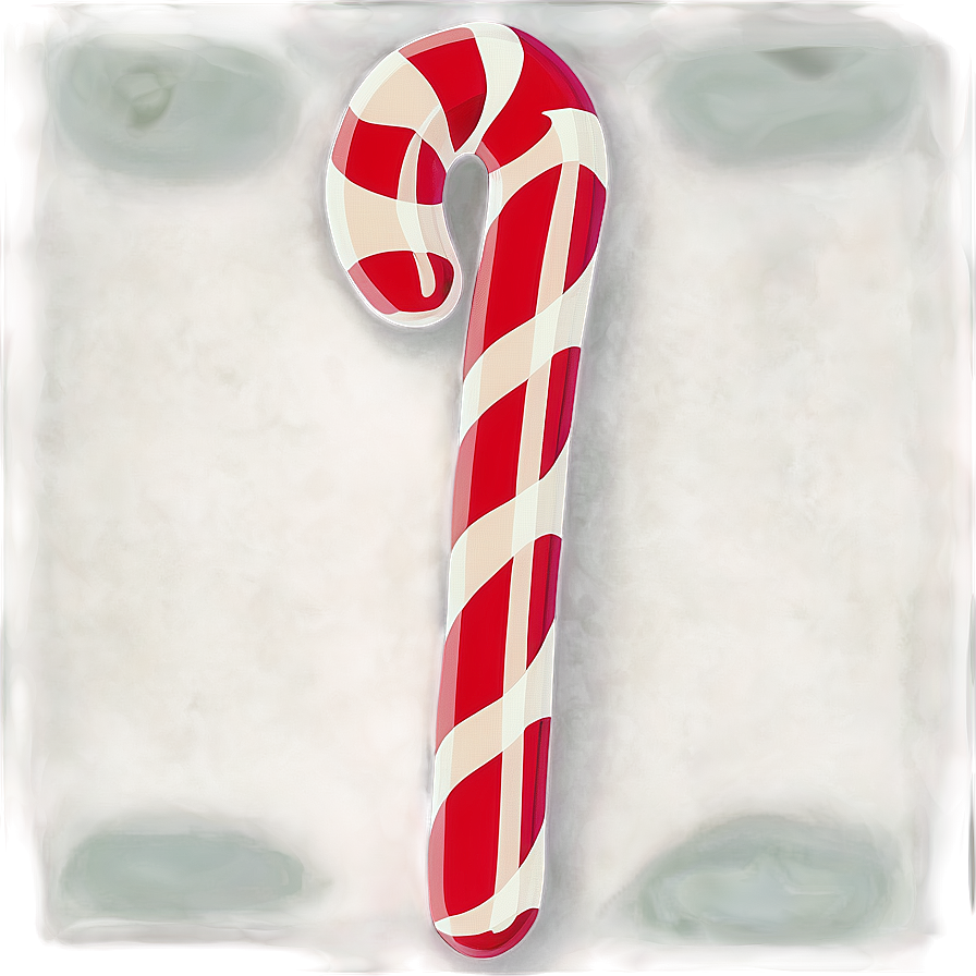 Retro Christmas Candy Cane Png 06252024 PNG image