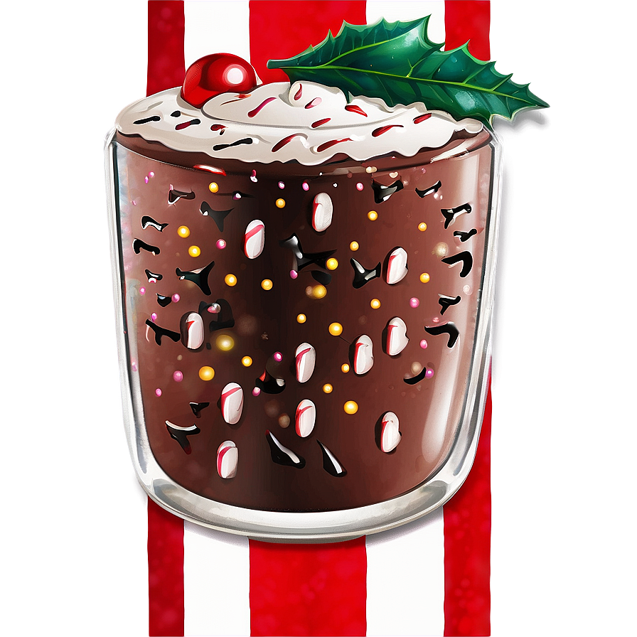 Retro Christmas Hot Chocolate Png Yth PNG image