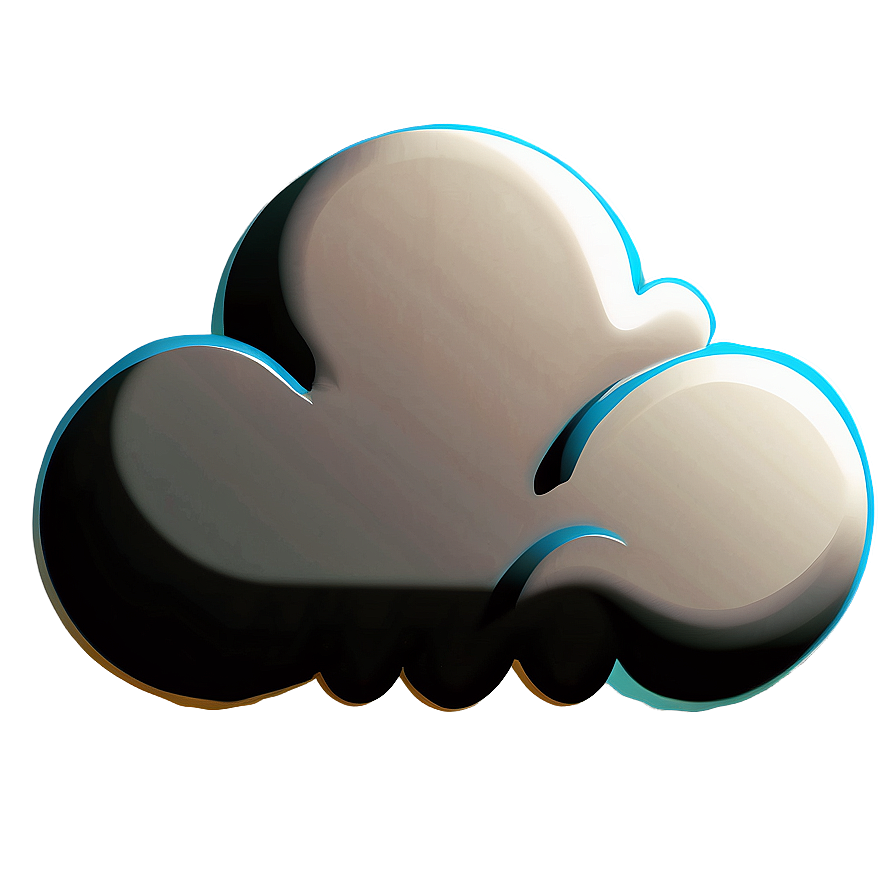 Retro Cloud Vector Png 43 PNG image