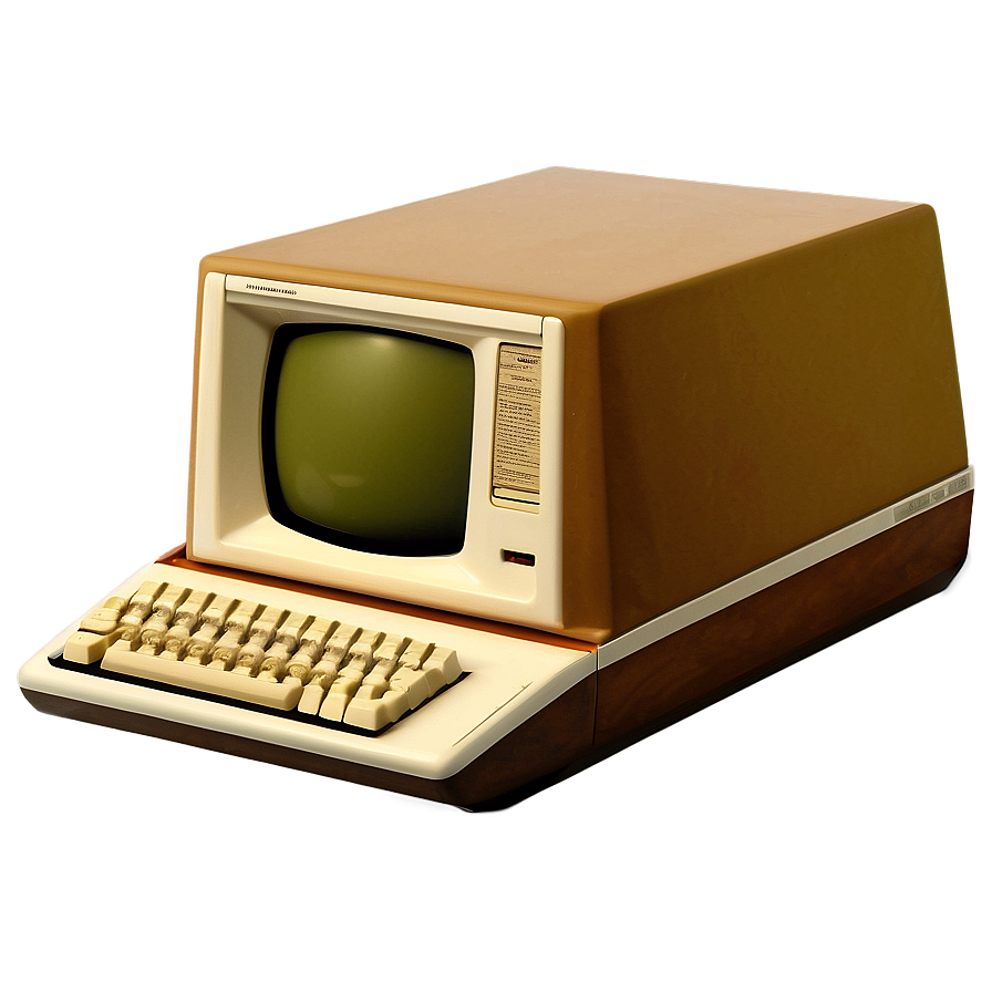 Retro Computer Device Png Eqv PNG image