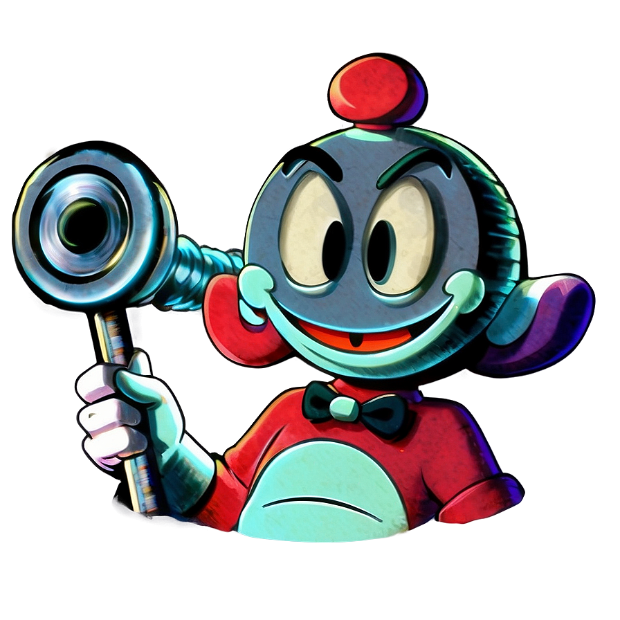 Retro Cuphead Style Png 05212024 PNG image