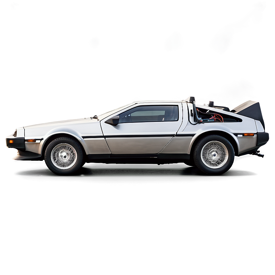 Retro Delorean Vehicle Side View Png 69 PNG image