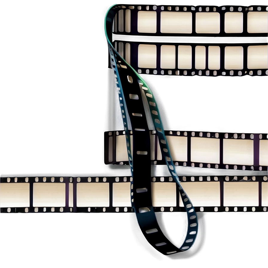 Retro Film Strip Png 05232024 PNG image