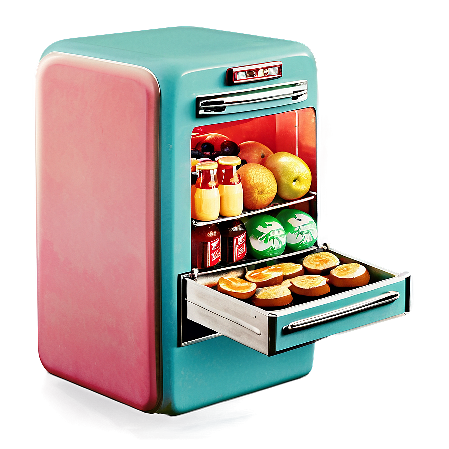 Retro Fridge Png 22 PNG image