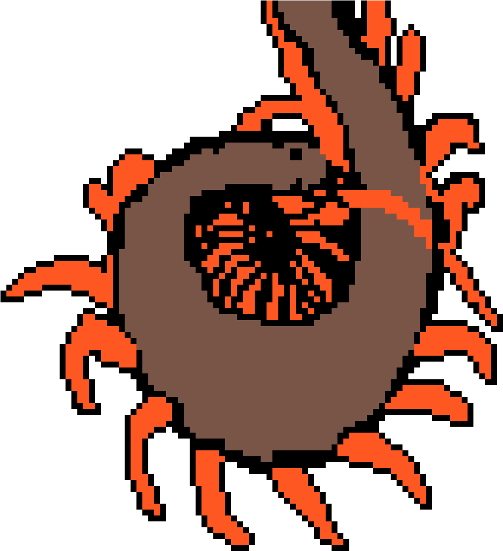 Retro Game Centipede Sprite PNG image