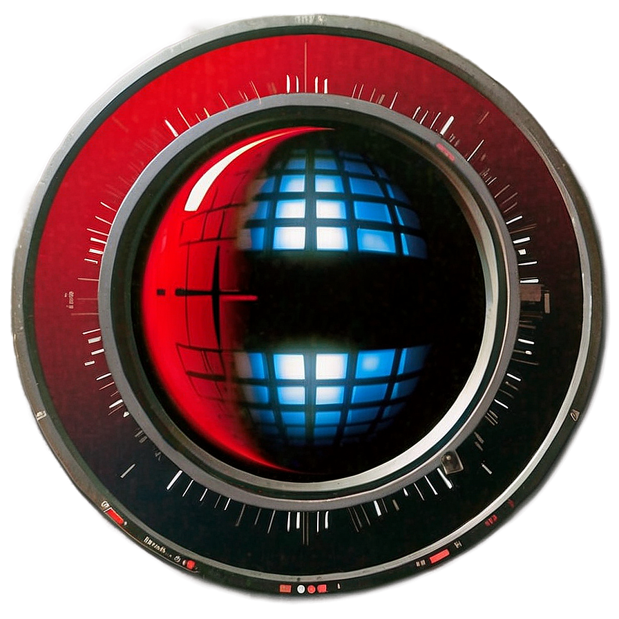 Retro Hal 9000 Artwork Png Cos PNG image