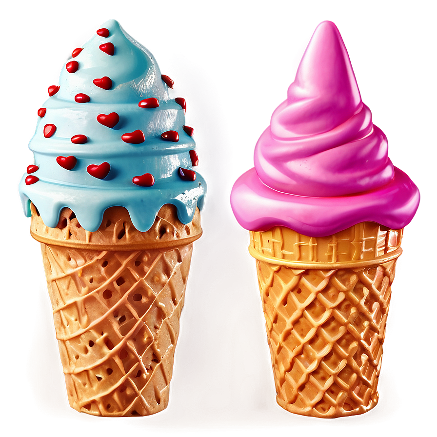 Retro Ice Cream Cone Png Opp PNG image
