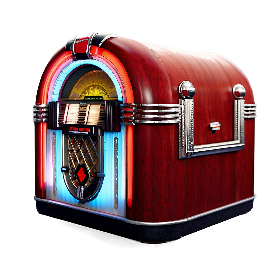 Retro Jukebox Design Png 7 PNG image