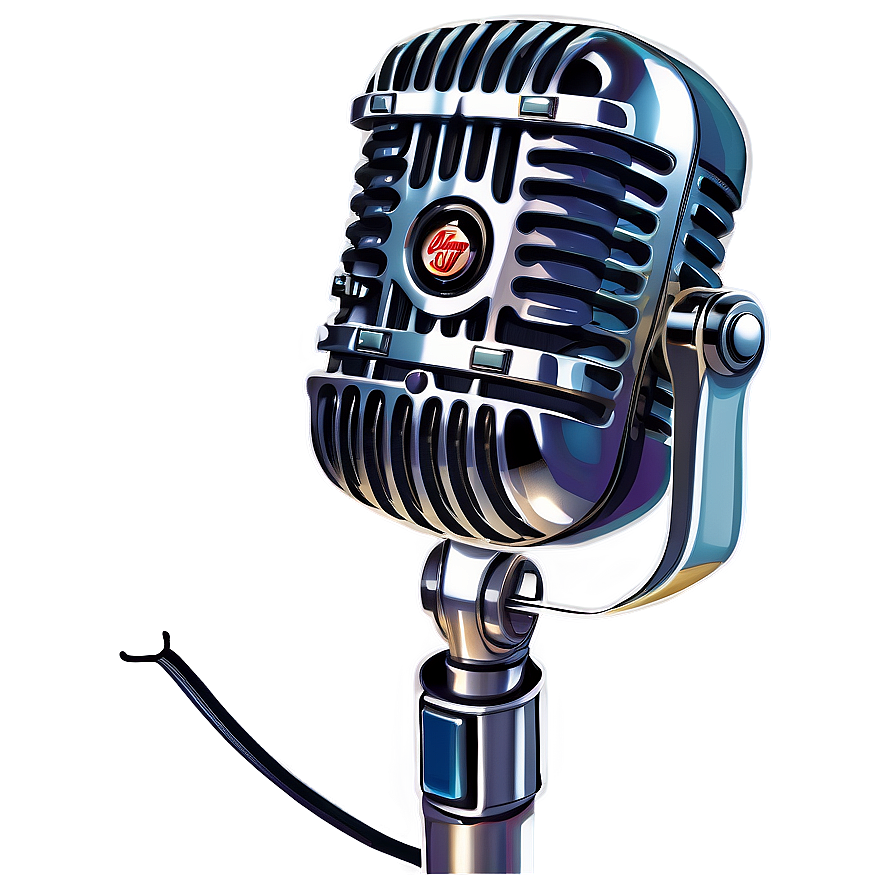 Retro Microphone Png 10 PNG image
