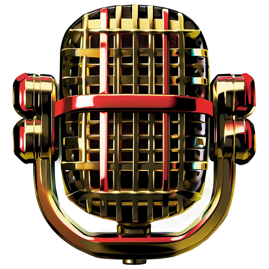 Retro Microphone Png Llm50 PNG image