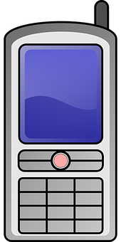 Retro Mobile Phone Icon PNG image